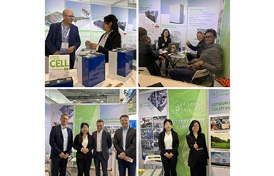 Lityum depolama pil fuarına katıldı avrupa 2023 stuttgart'ta yapıldı